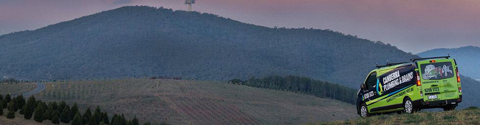 Service van for Canberra Plumbing & Drains in Deakin.
